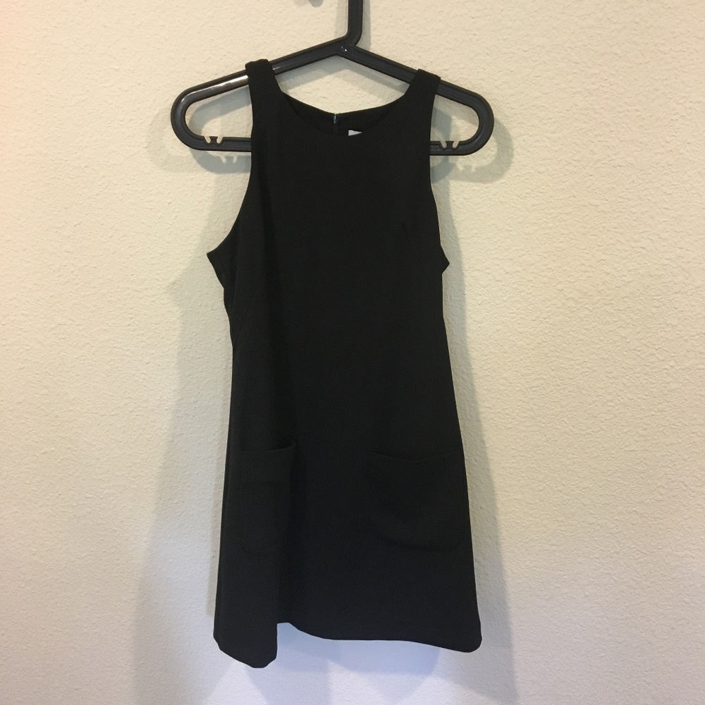 NWT Amanda Uprichard black sleeveless swing dress